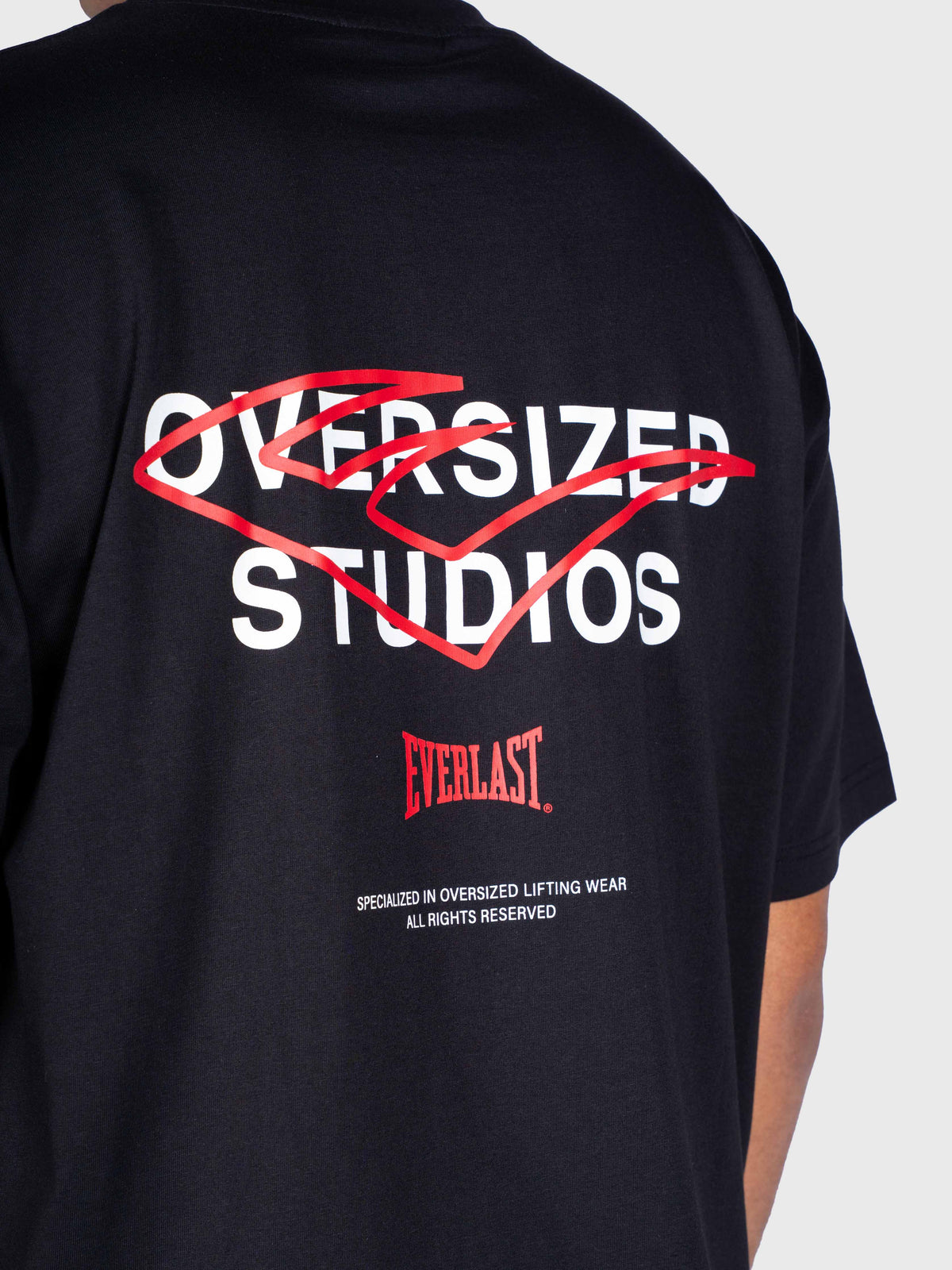 Union Box Tee - Black/Red/White