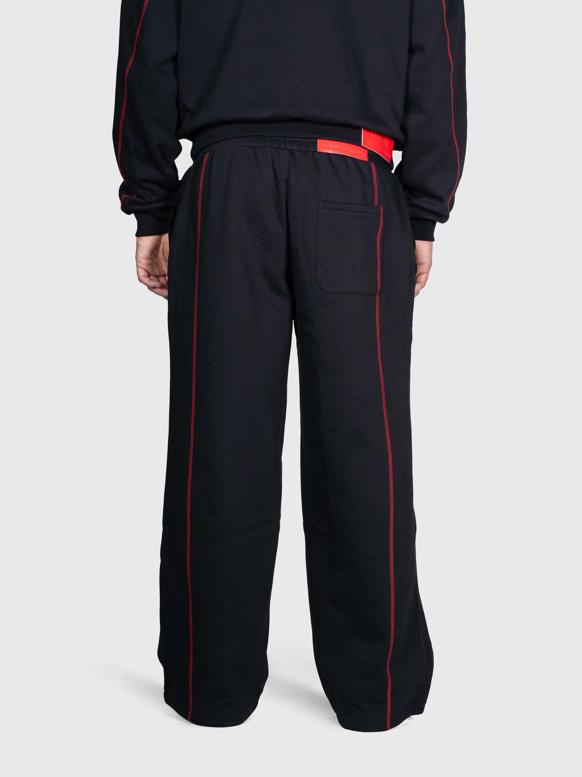 Corner Sweatpants - Black/Red