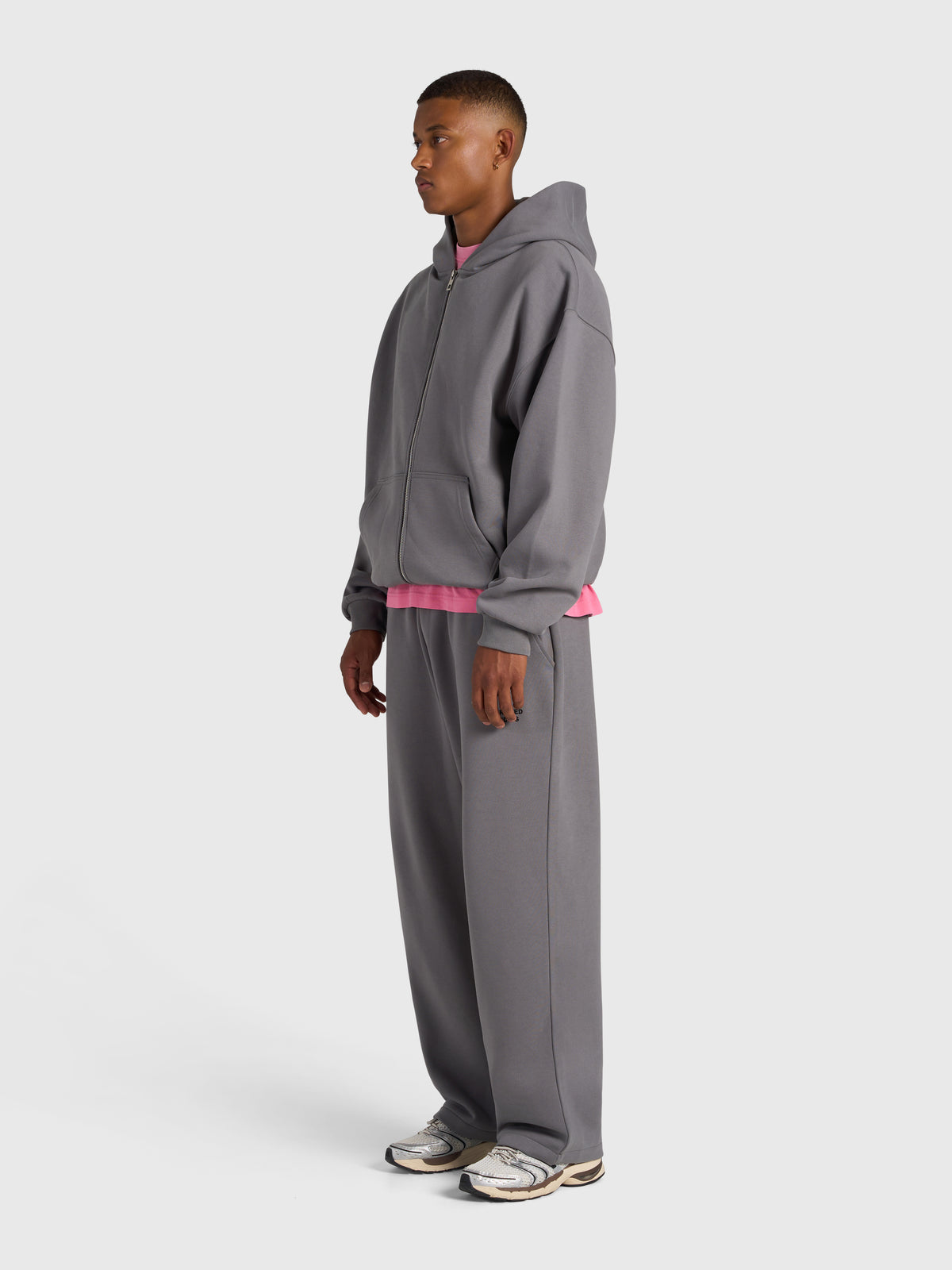 Confidence V2 Zip Hoodie - Steel/Black