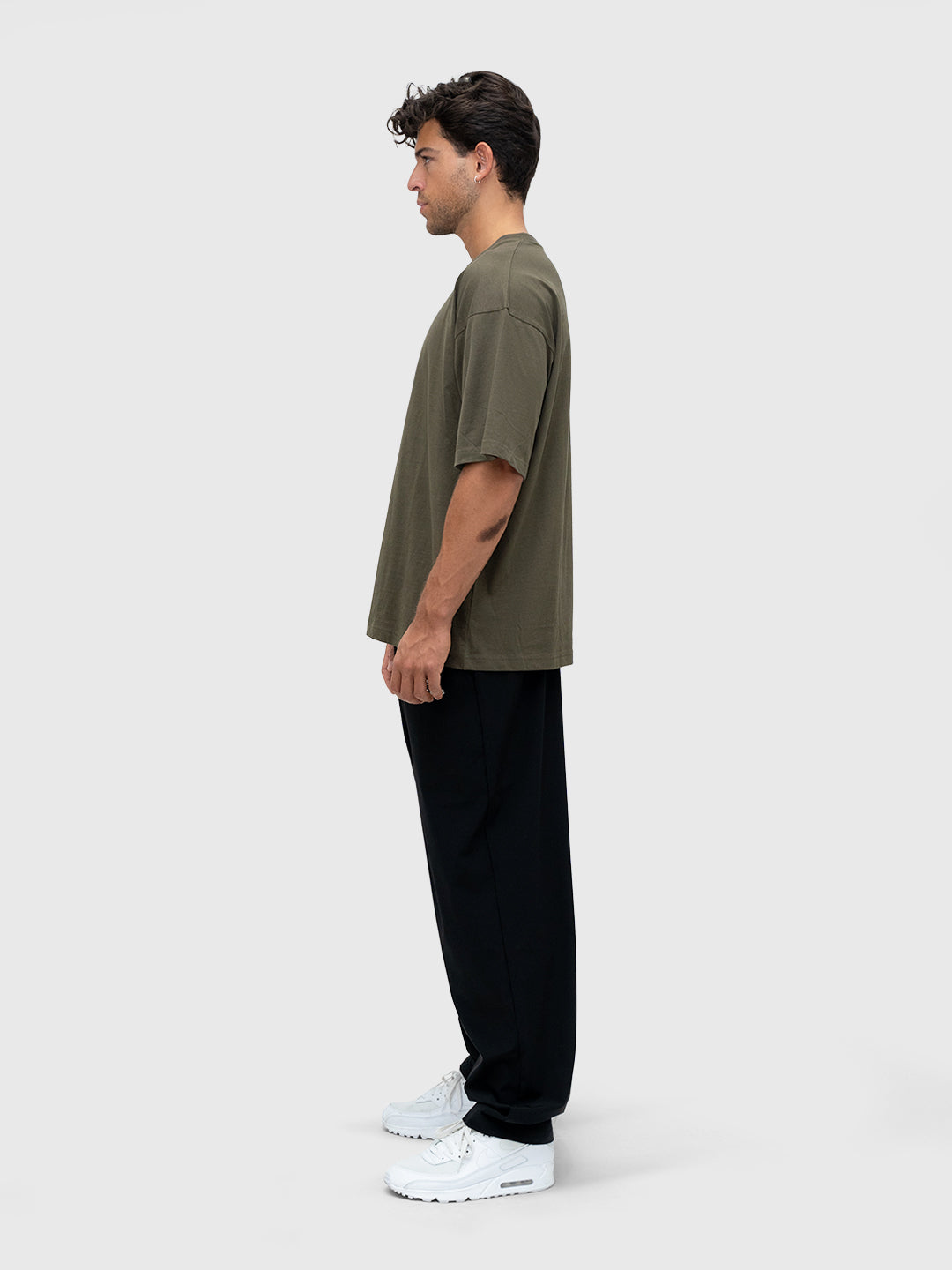 Confidence Box Tee - Army/Army