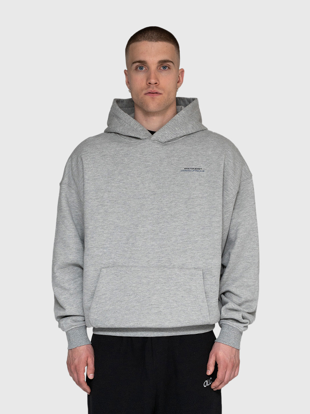 Consistency Hoodie - Melange Grey/Black/Navy