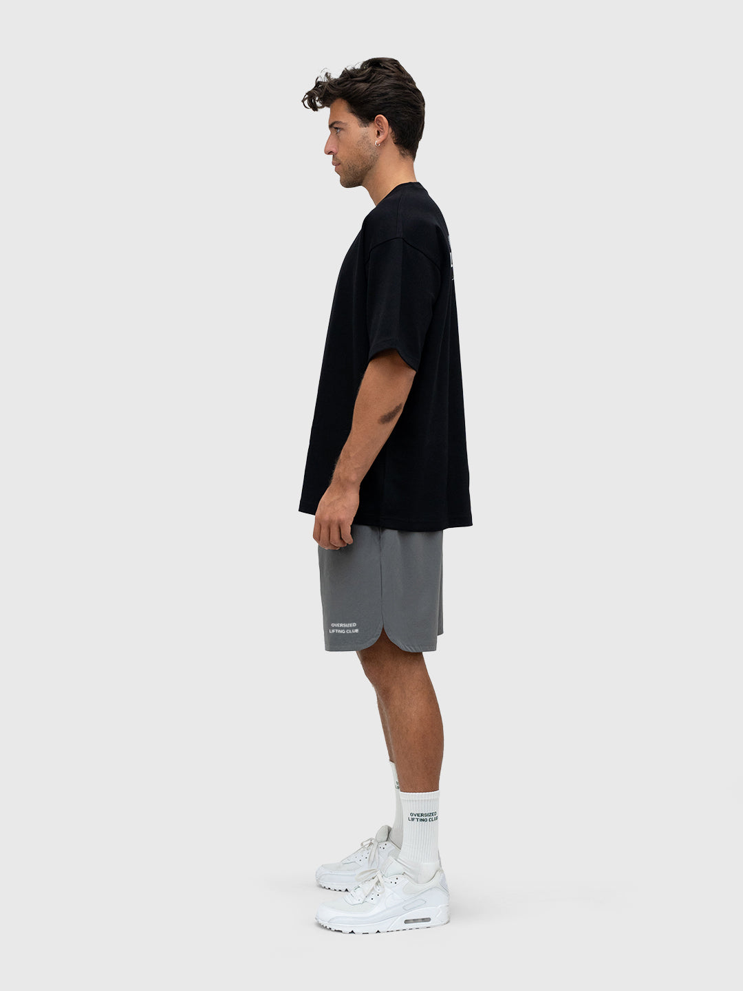 Confidence Tech Shorts - Charcoal/White