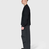 AW Polo Long Sleeve - Black/Black