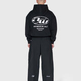 Anywear Heavyweight Hoodie - Black/White
