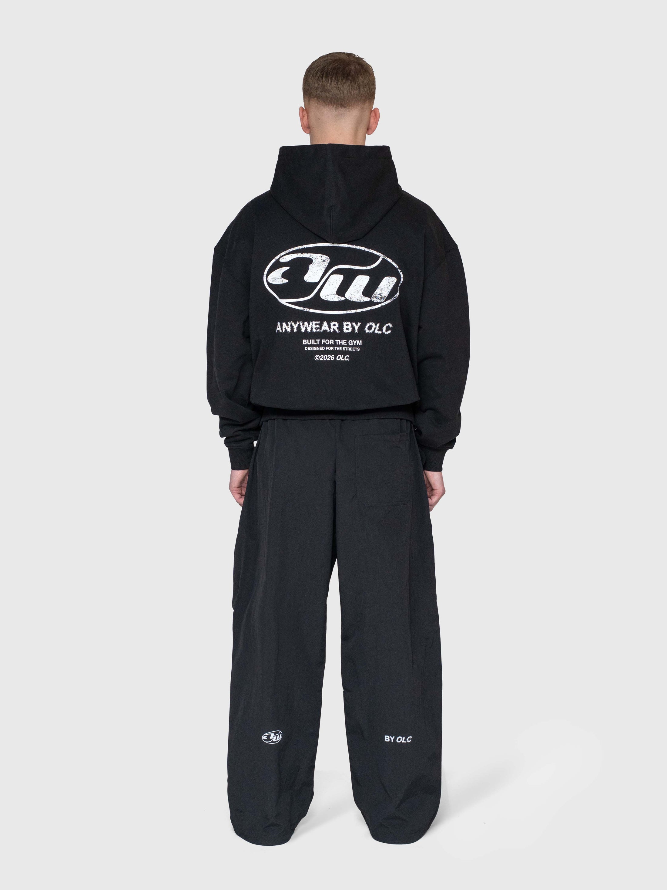 Anywear Heavyweight Hoodie - Black/White