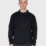 AW Polo Long Sleeve - Black/Black
