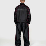 Dismissed Track Jacket - Black/Pink