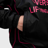 Dismissed Track Jacket - Black/Pink