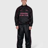 Dismissed Track Jacket - Black/Pink