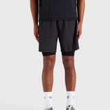 Stamina 2-1 Shorts - Black/White