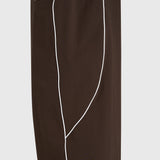 Active Track Pants - Brown/White