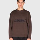Logo Knit Sweater - Brown/Black