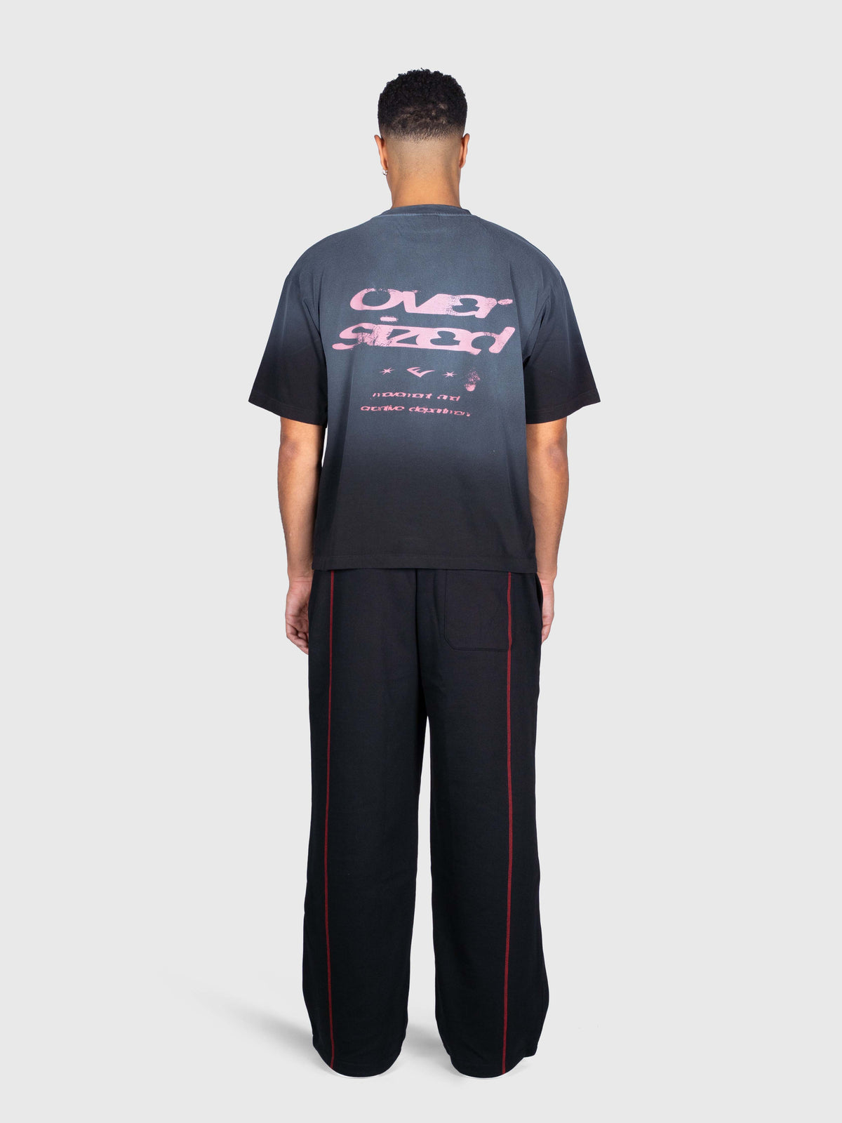Vintage Heavy Box Tee - Vintage Black/Red