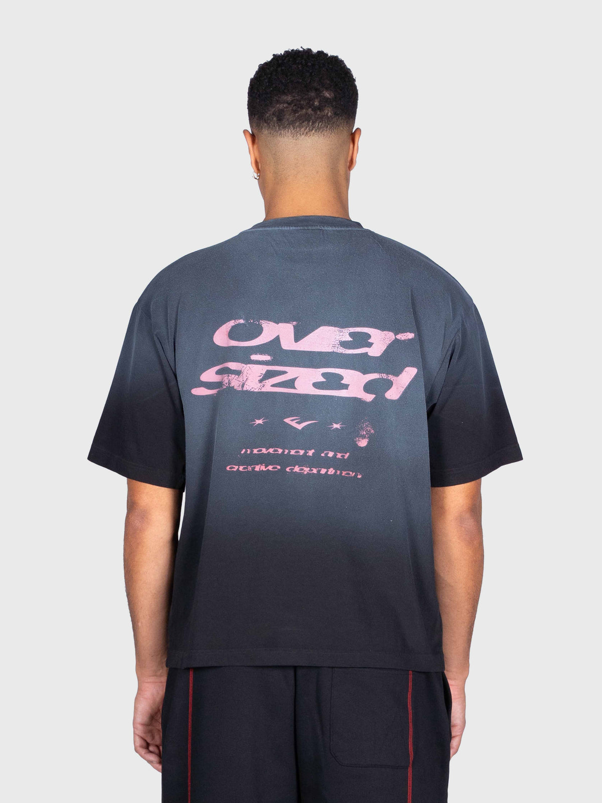 Vintage Heavy Box Tee - Vintage Black/Red