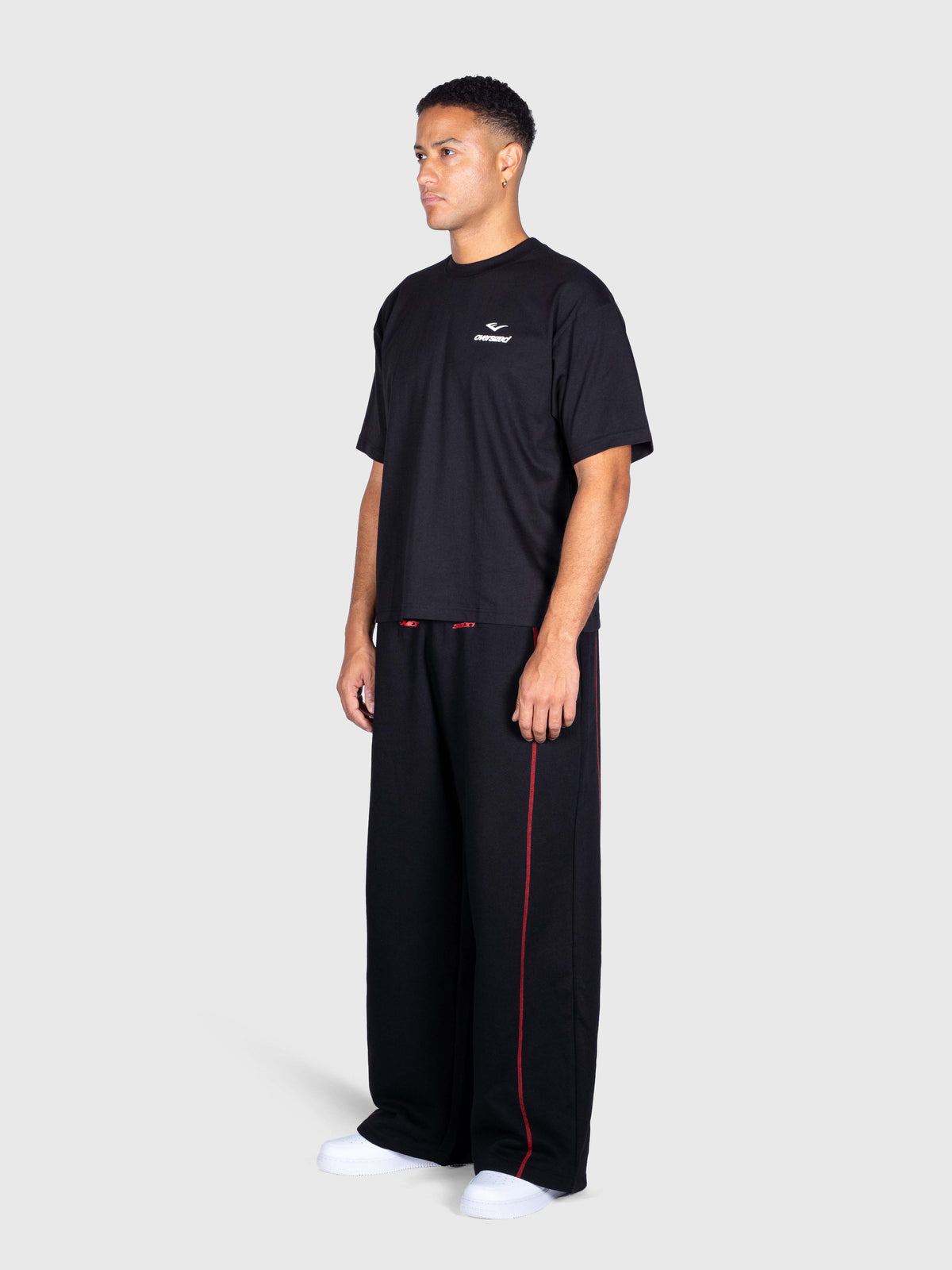 Union Box Tee - Black/Red/White
