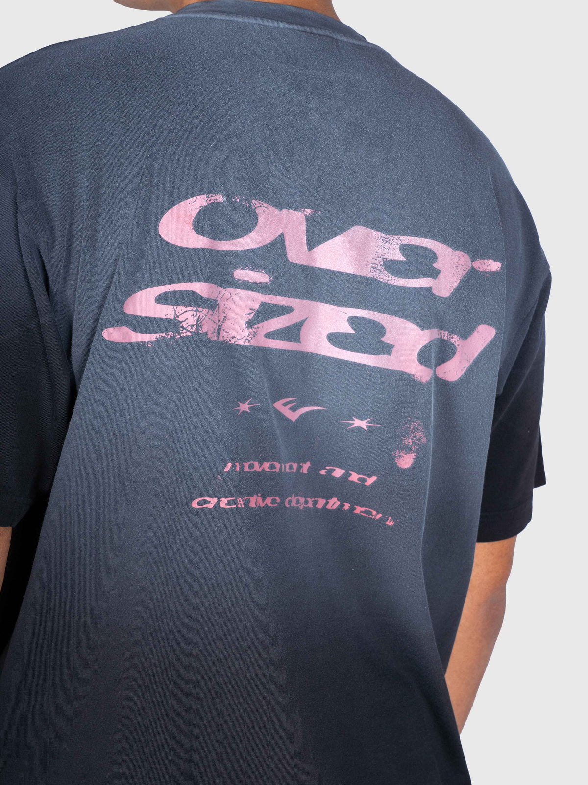 Vintage Heavy Box Tee - Vintage Black/Red