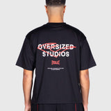 Union Box Tee - Black/Red/White