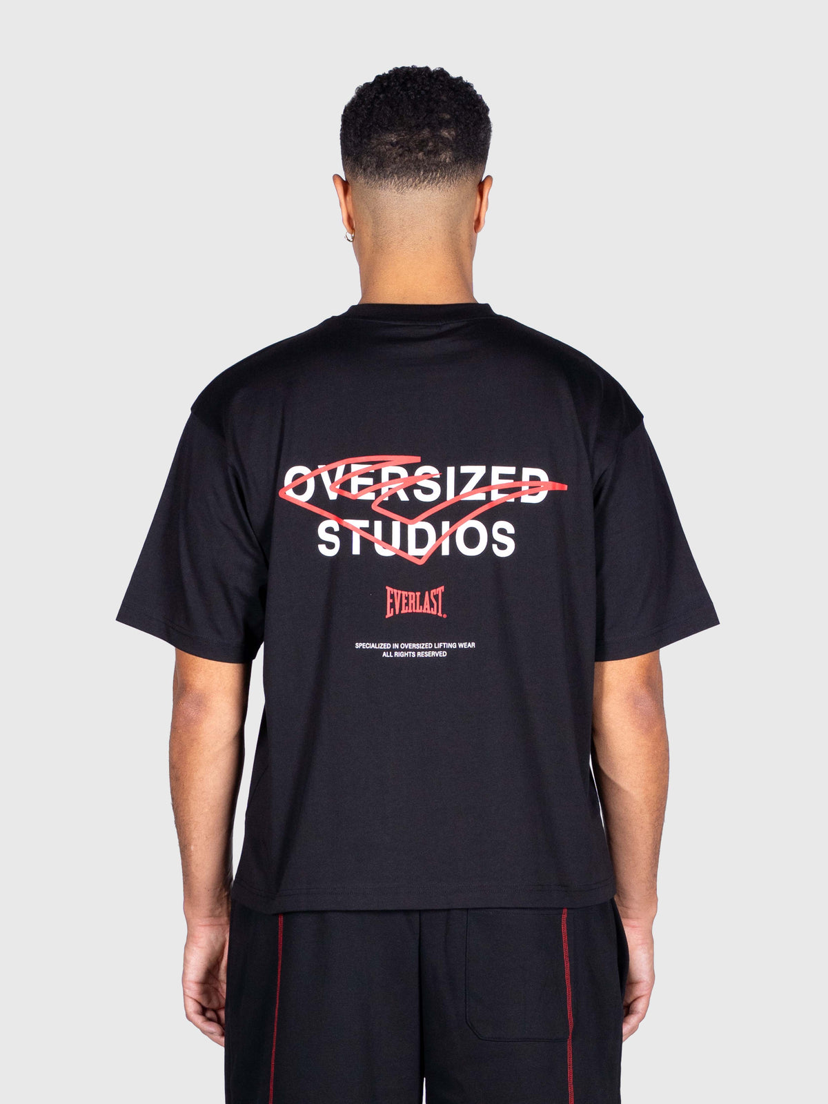 Union Box Tee - Black/Red/White