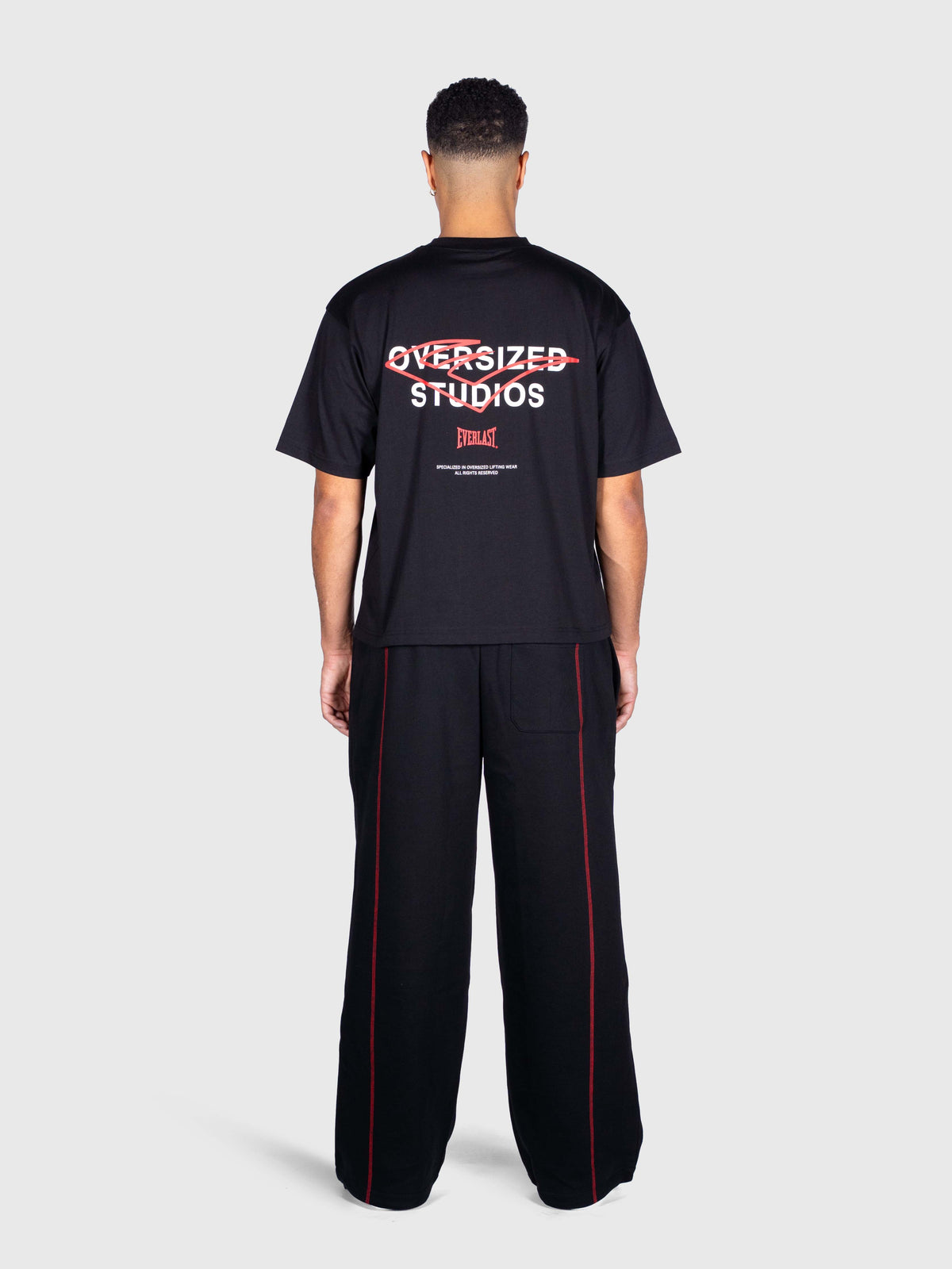 Union Box Tee - Black/Red/White