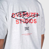 Union Box Tee - Cloudy Grey/Red/Black