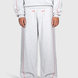 Corner Sweatpants - Cloudy Grey/Red