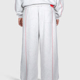 Corner Sweatpants - Cloudy Grey/Red