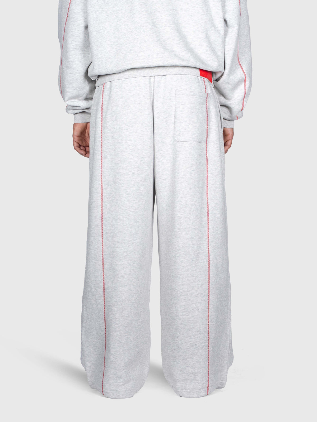 Corner Sweatpants - Cloudy Grey/Red