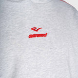 Corner Hoodie - Cloudy Grey/Red