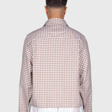 Checkered Long Sleeve Shirt - Brown