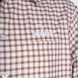 Checkered Long Sleeve Shirt - Brown
