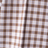 Checkered Long Sleeve Shirt - Brown