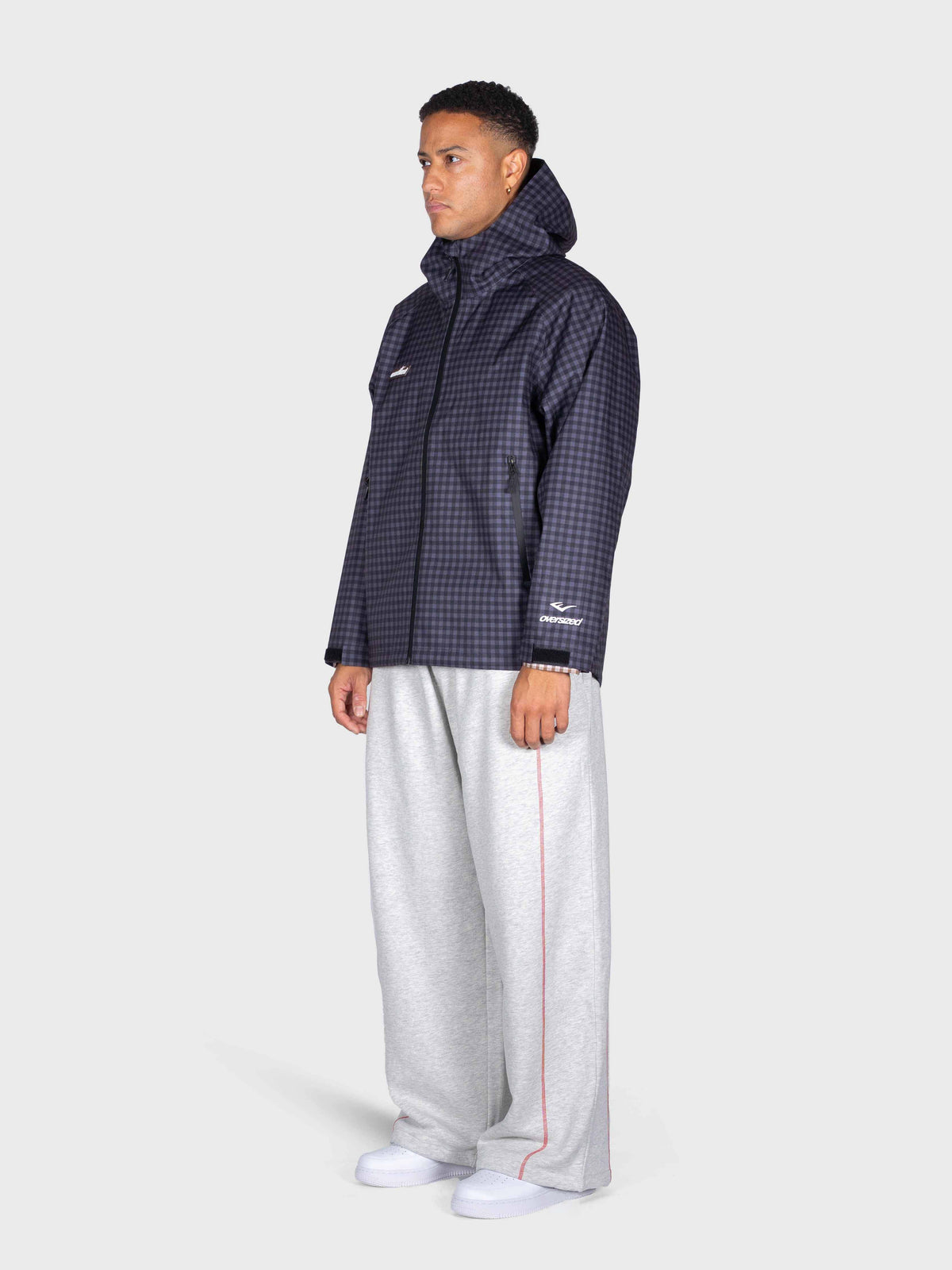 Tech Shell Jacket - Black Check