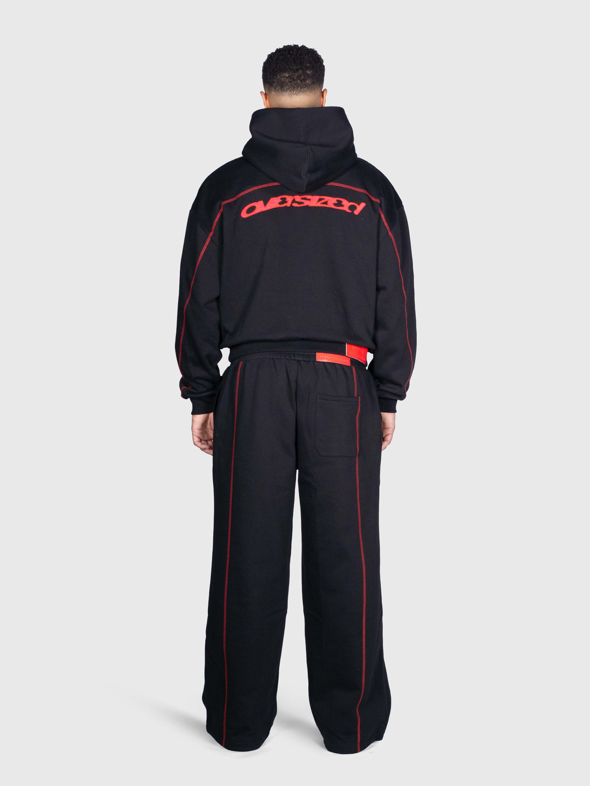 Corner Sweatpants - Black/Red