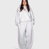 Corner Sweatpants - Cloudy Grey/Red