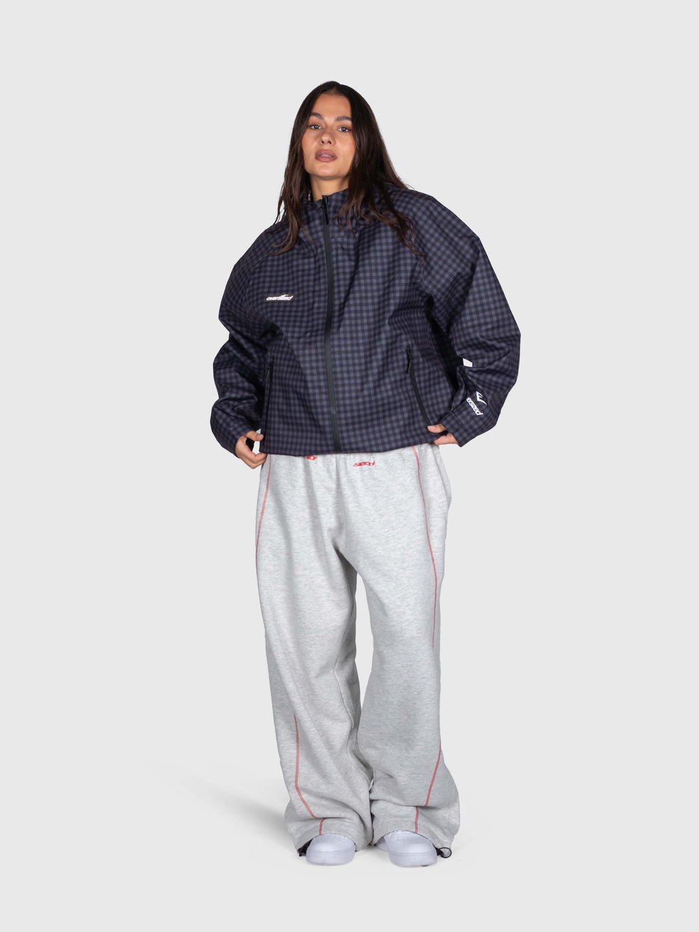 Tech Shell Jacket - Black Check