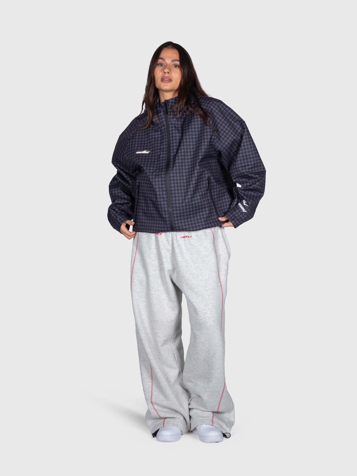 Tech Shell Jacket - Black Check