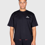 Union Box Tee - Black/Red/White