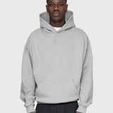 Confidence Hoodie - Neutral Grey/White