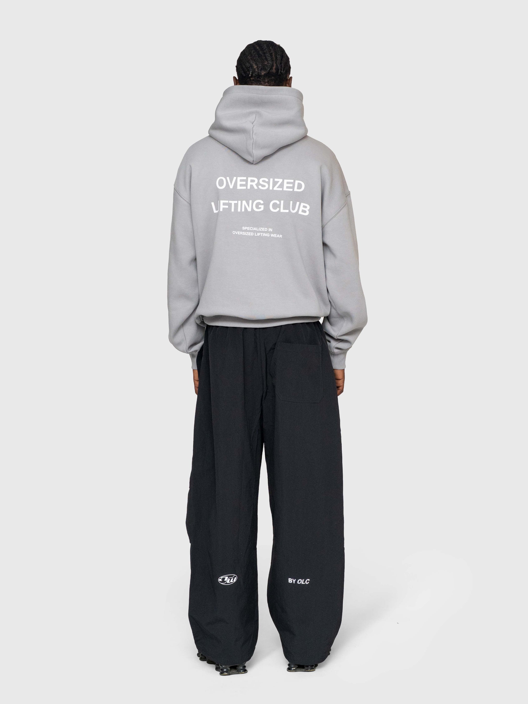 Confidence Hoodie - Neutral Grey/White