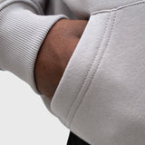 Confidence Hoodie - Neutral Grey/White