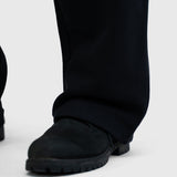 Logo Straight Sweatpants - Black/White