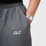 Logo Core Pants - Charcoal/White
