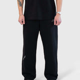 Confidence Straight Sweatpants - Black/White