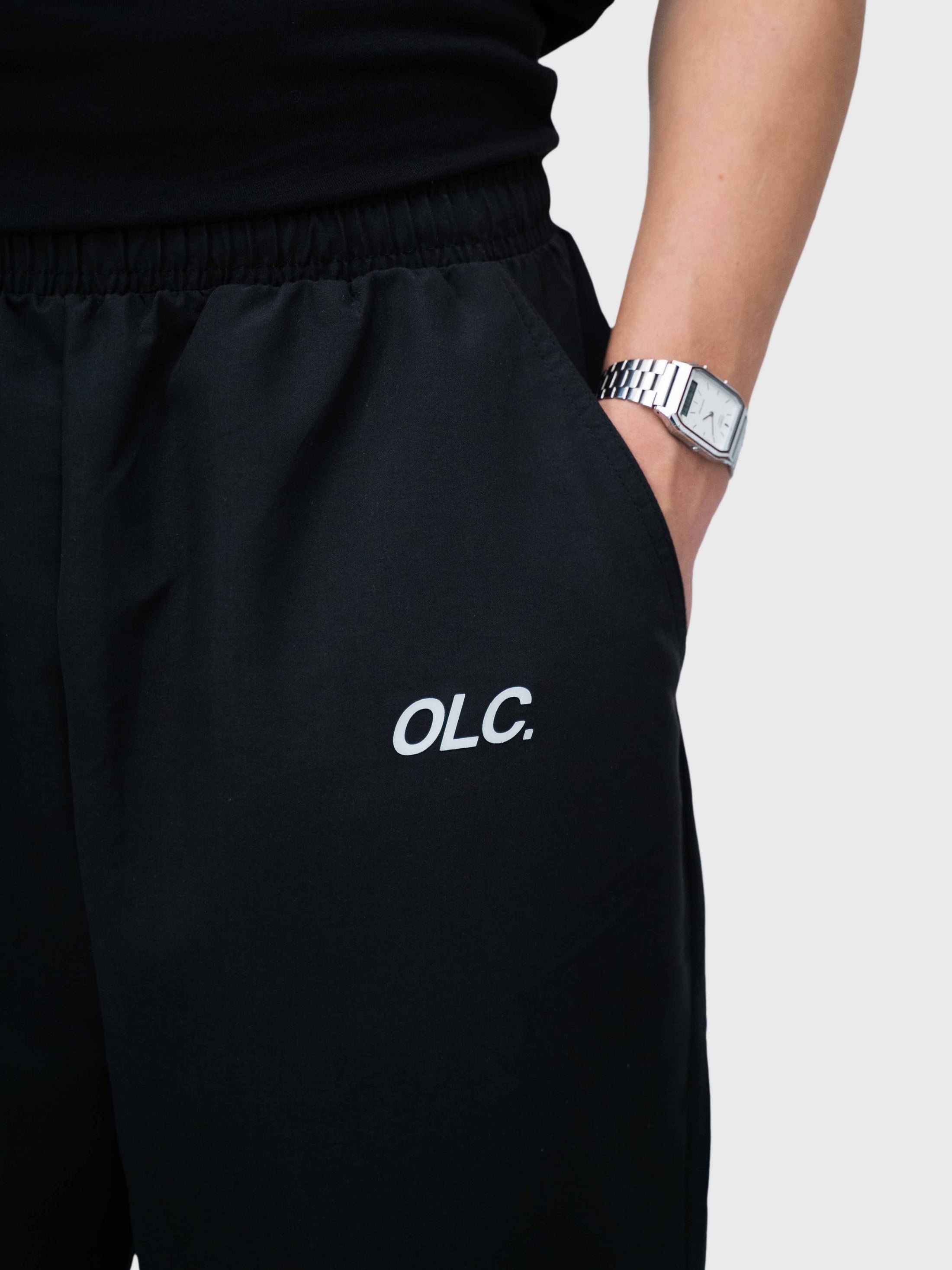 Logo Core Pants - Black/White