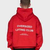 Confidence Zip Hoodie - Red/White