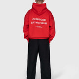 Confidence Zip Hoodie - Red/White