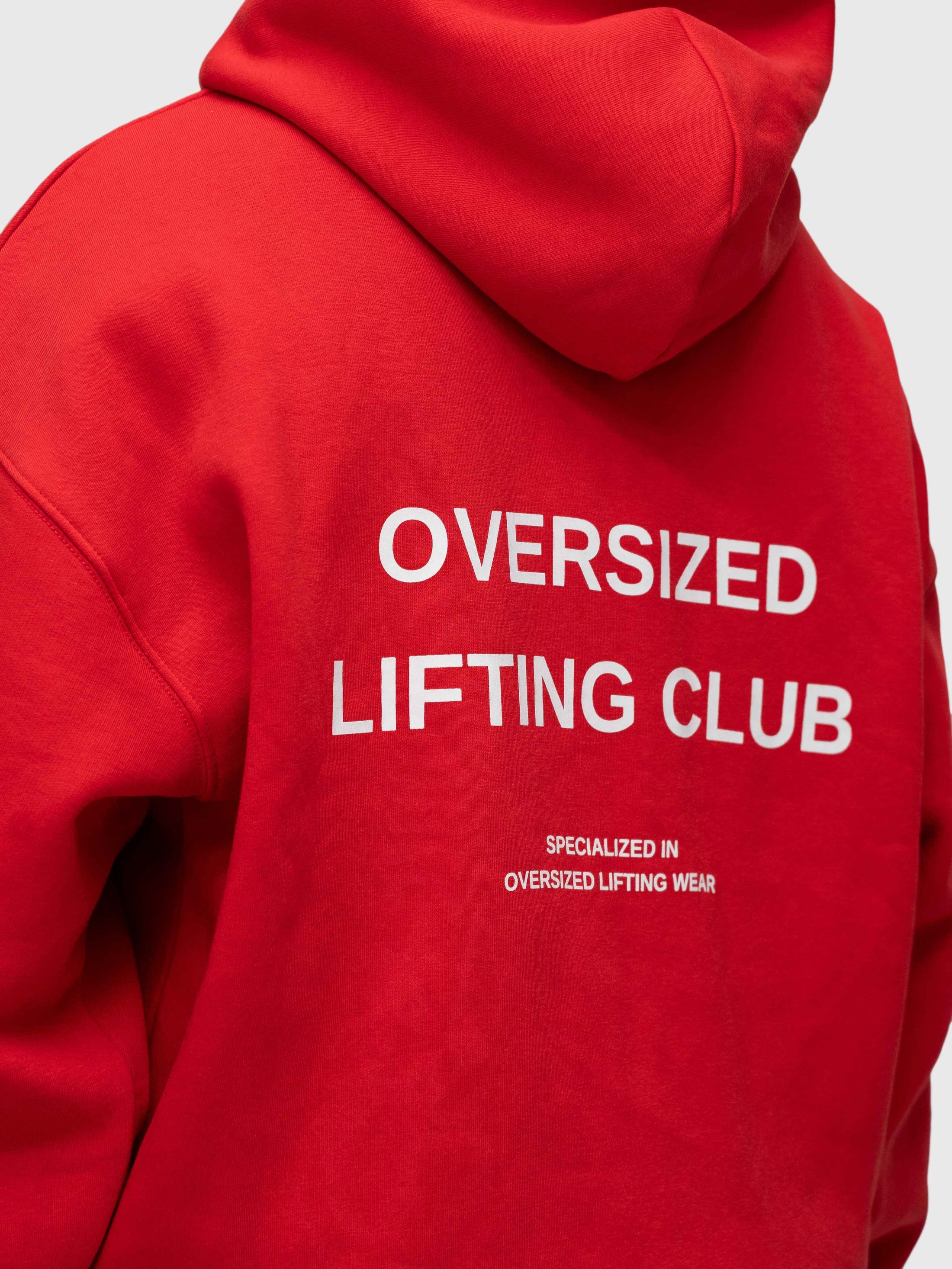 Confidence Zip Hoodie - Red/White