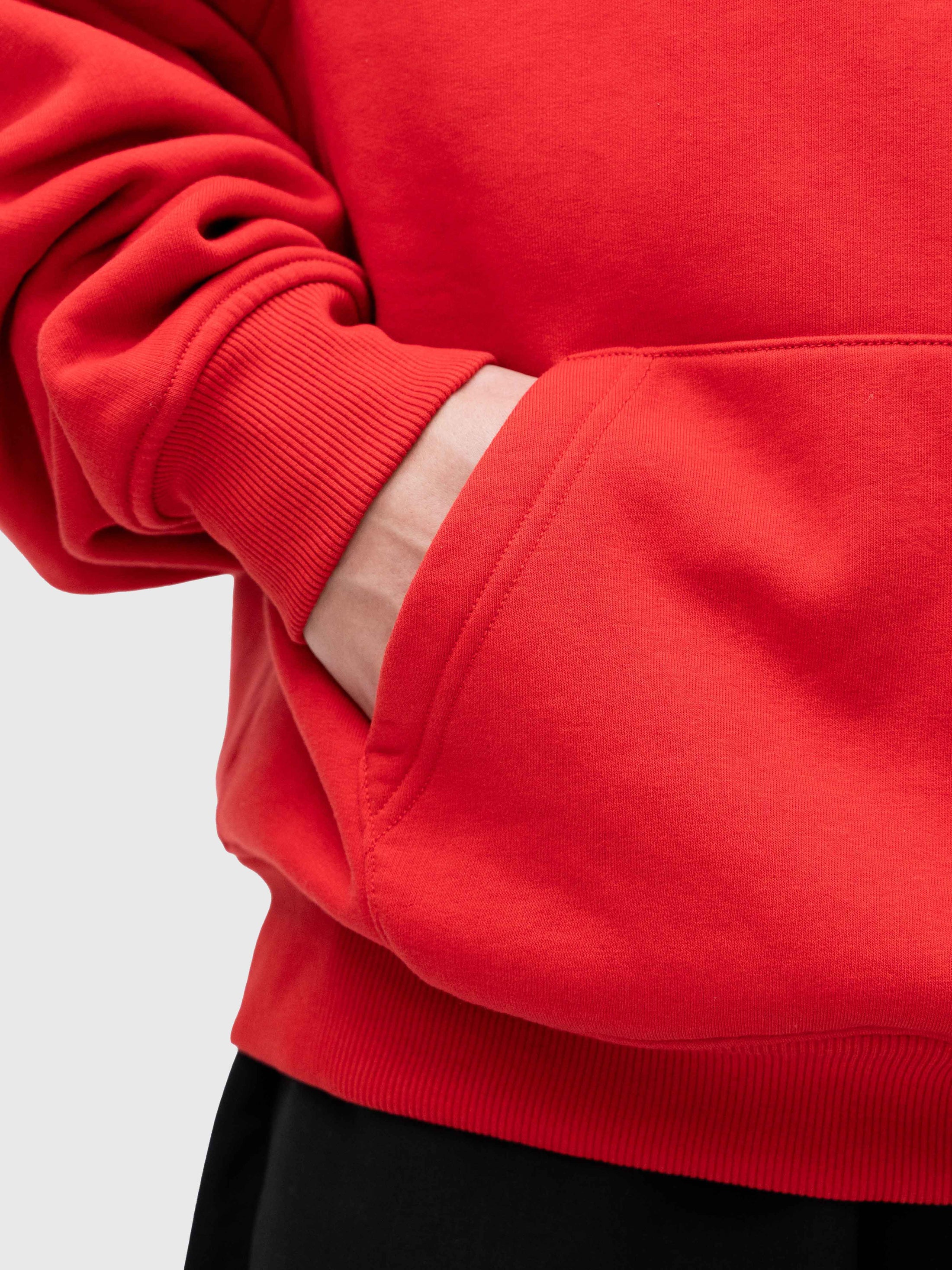 Confidence Hoodie - Red/White