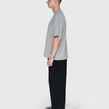 Interlock Stamina Box Tee - Neutral Grey/White