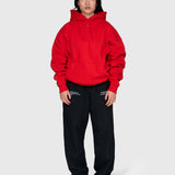Confidence Hoodie - Red/White